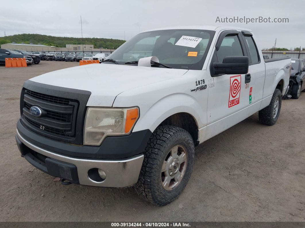 2014 Ford F-150 Xl White vin: 1FTFX1EF6EKG35664