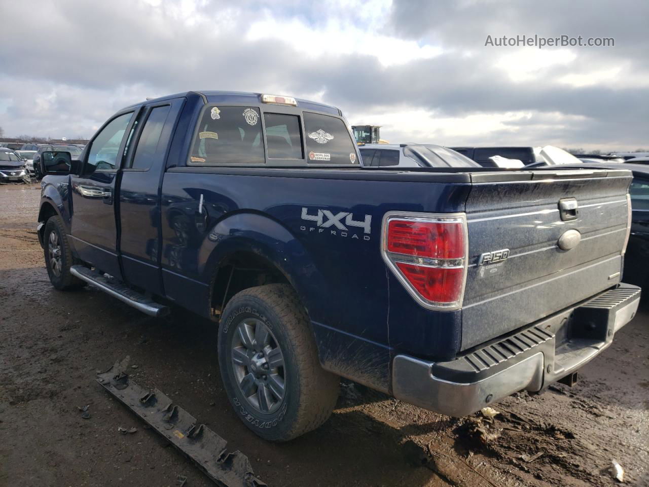 2011 Ford F150 Super Cab Blue vin: 1FTFX1EF7BFC63773