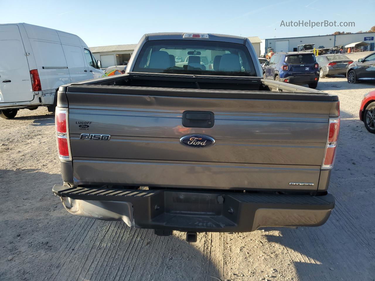 2014 Ford F150 Super Cab Gray vin: 1FTFX1EF7EKE28961