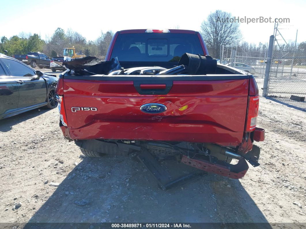 2017 Ford F-150 Xlt Red vin: 1FTFX1EF7HFB08357