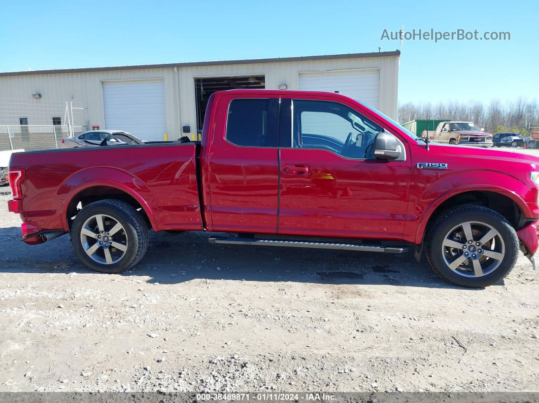 2017 Ford F-150 Xlt Red vin: 1FTFX1EF7HFB08357