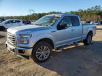 2017 Ford F150 Super Cab Silver vin: 1FTFX1EF7HKE57042