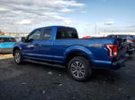 2017 Ford F150 Super Cab Blue vin: 1FTFX1EF8HKC58436