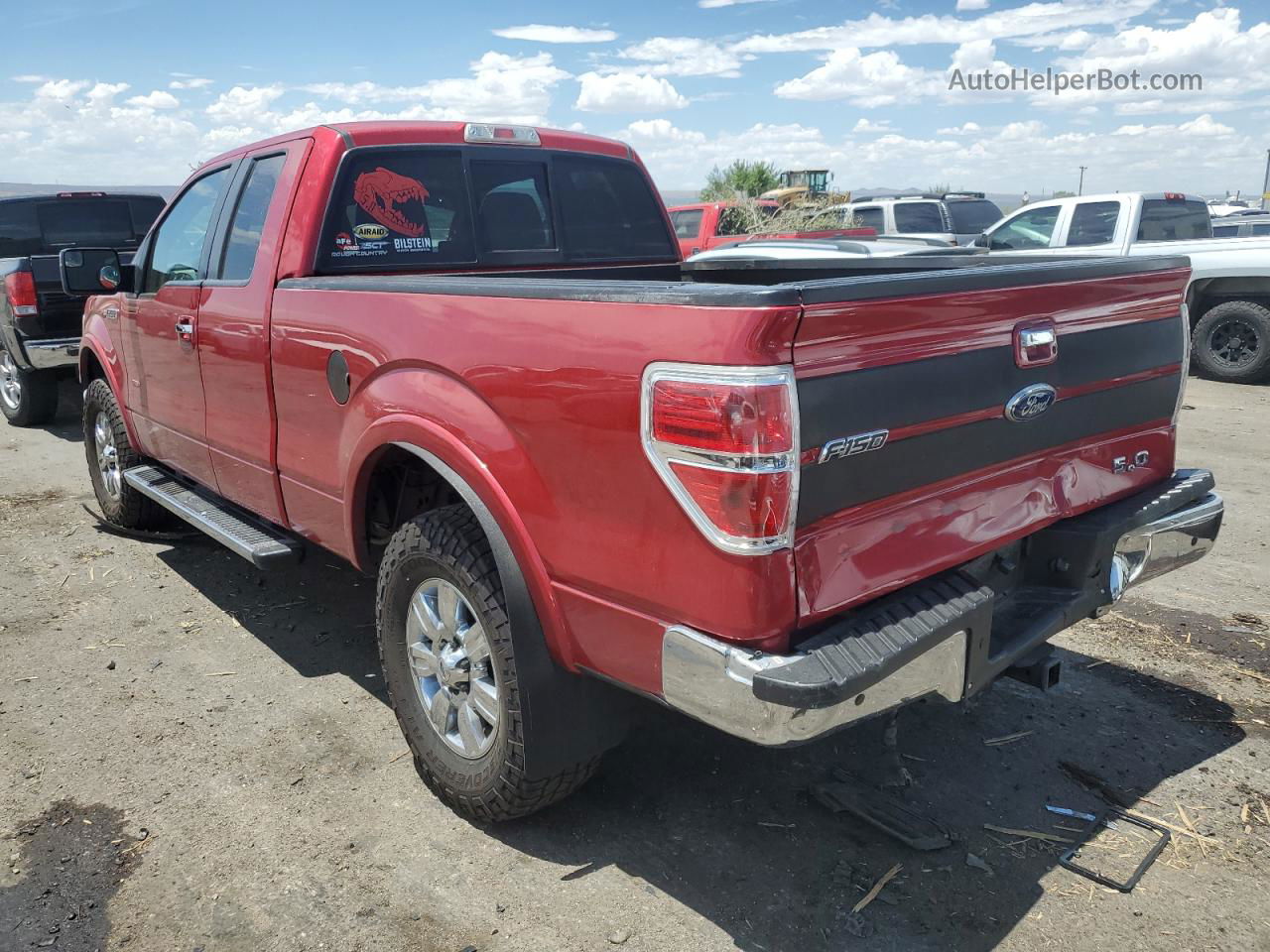 2011 Ford F150 Super Cab Красный vin: 1FTFX1EF8BFB32951