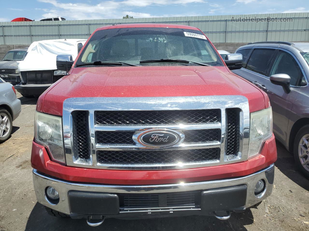 2011 Ford F150 Super Cab Красный vin: 1FTFX1EF8BFB32951