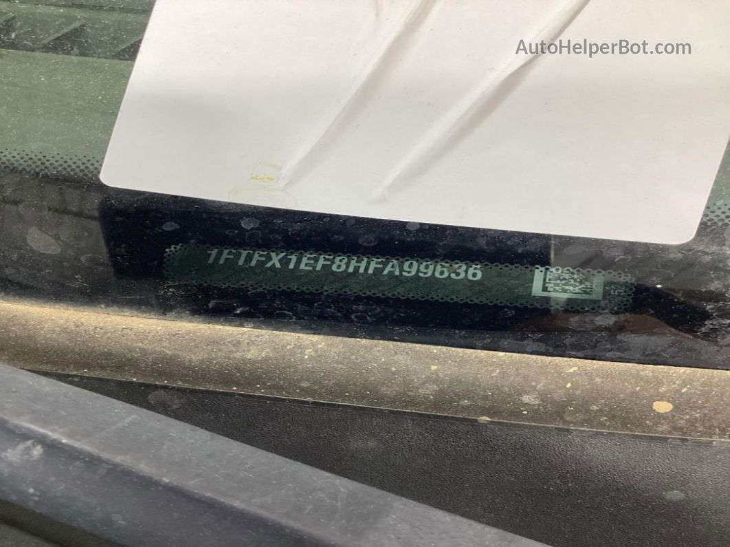 2017 Ford F150 Super Cab vin: 1FTFX1EF8HFA99636