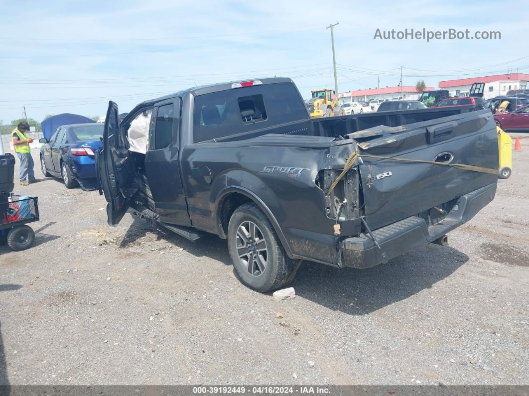 2017 Ford F-150 Xlt Black vin: 1FTFX1EF9HKE55910