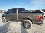 2017 Ford F150 Super Cab Brown vin: 1FTFX1EFXHKD71157