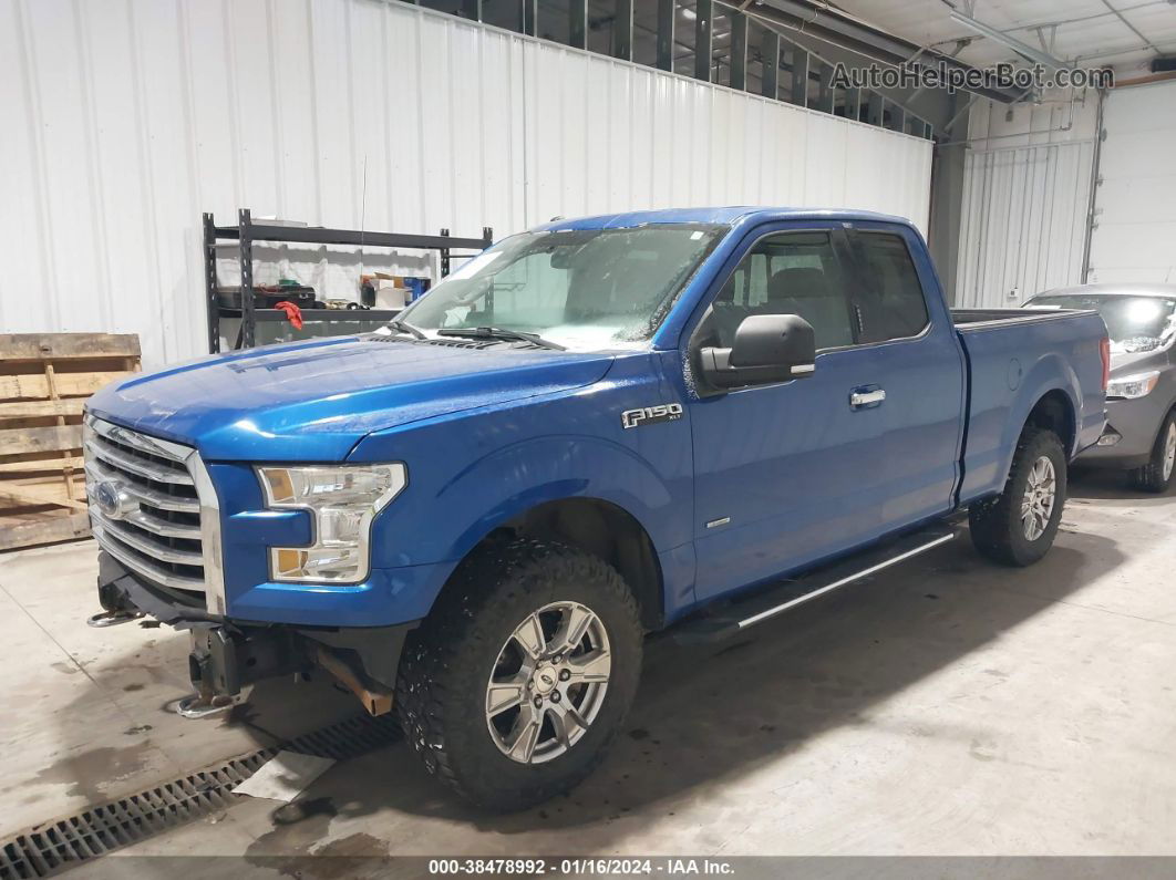 2017 Ford F-150 Xlt Синий vin: 1FTFX1EG0HKC06176