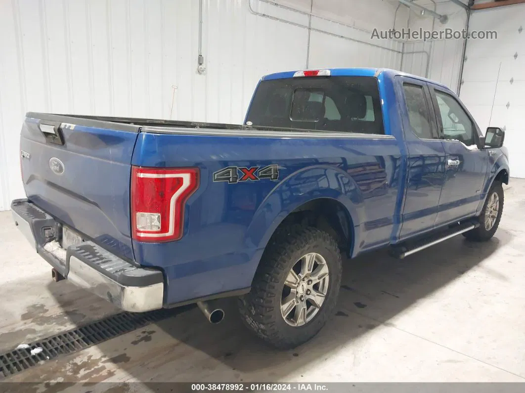 2017 Ford F-150 Xlt Синий vin: 1FTFX1EG0HKC06176