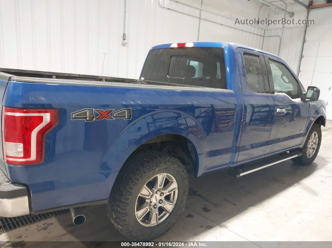 2017 Ford F-150 Xlt Синий vin: 1FTFX1EG0HKC06176