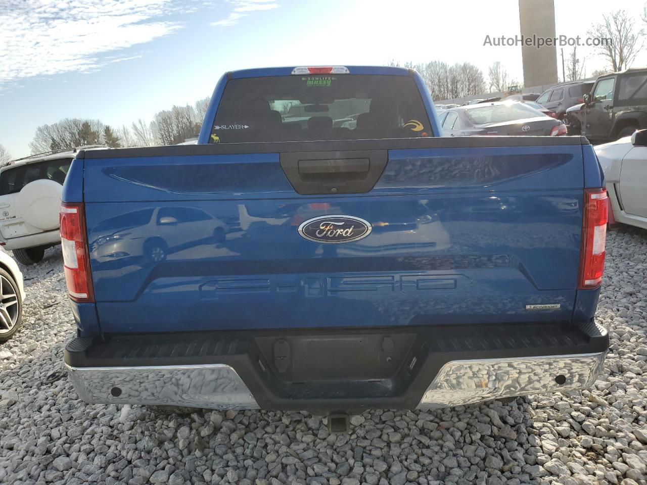 2018 Ford F150 Super Cab Blue vin: 1FTFX1EG1JFA16062