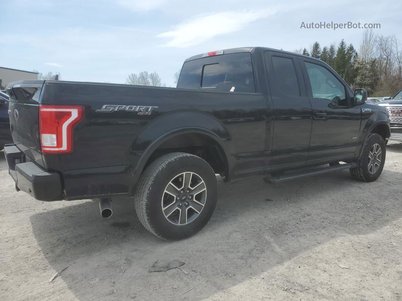 2017 Ford F150 Super Cab Black vin: 1FTFX1EG3HFB80620