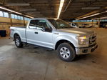 2017 Ford F150 Super Cab Silver vin: 1FTFX1EG4HFB53572