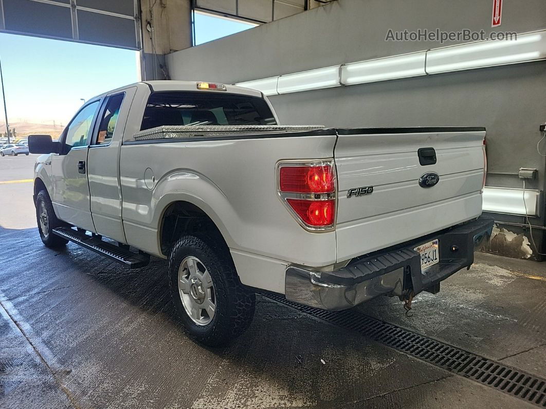 2014 Ford F150 Super Cab White vin: 1FTFX1ET1EFC34778