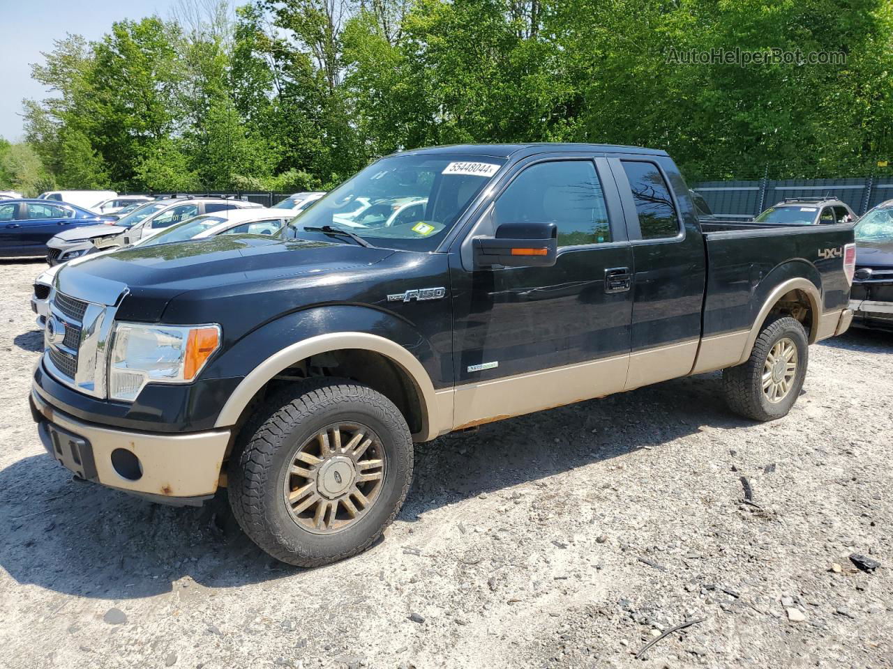 2011 Ford F150 Super Cab Черный vin: 1FTFX1ET2BKD72722