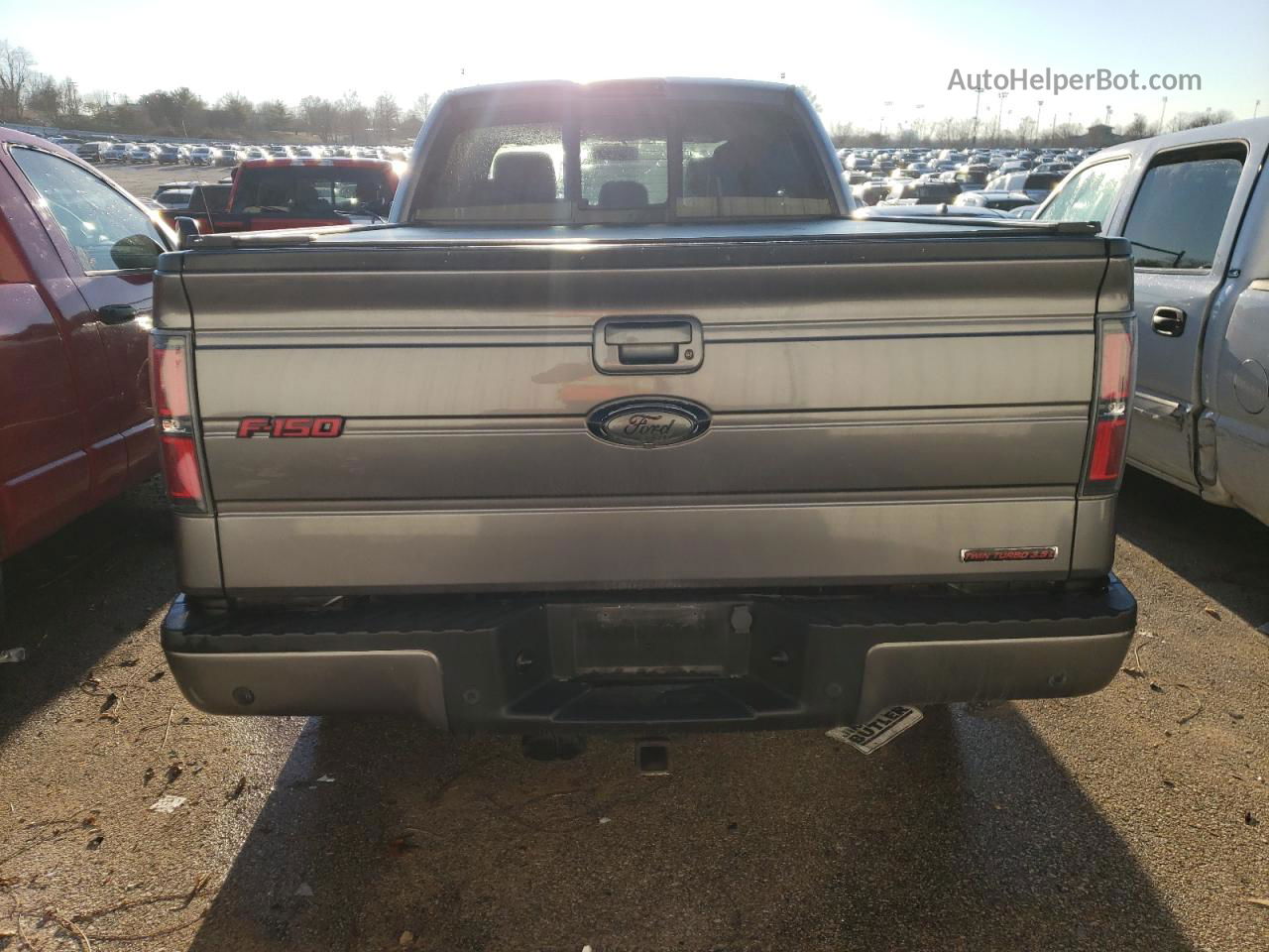 2014 Ford F150 Super Cab Gray vin: 1FTFX1ET3EFA47249