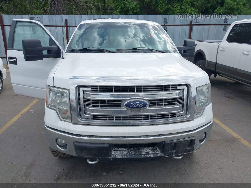 2014 Ford F-150 Xlt White vin: 1FTFX1ET3EKE64541