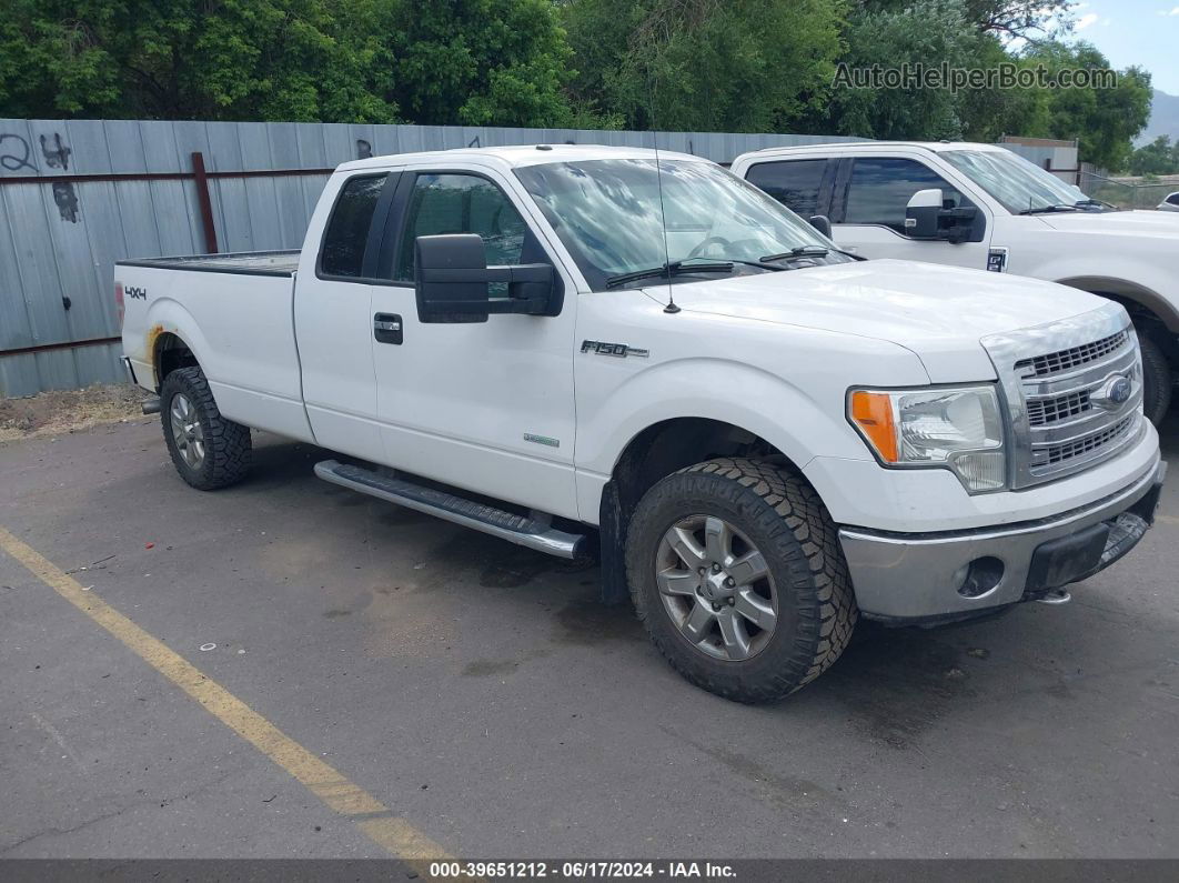 2014 Ford F-150 Xlt White vin: 1FTFX1ET3EKE64541