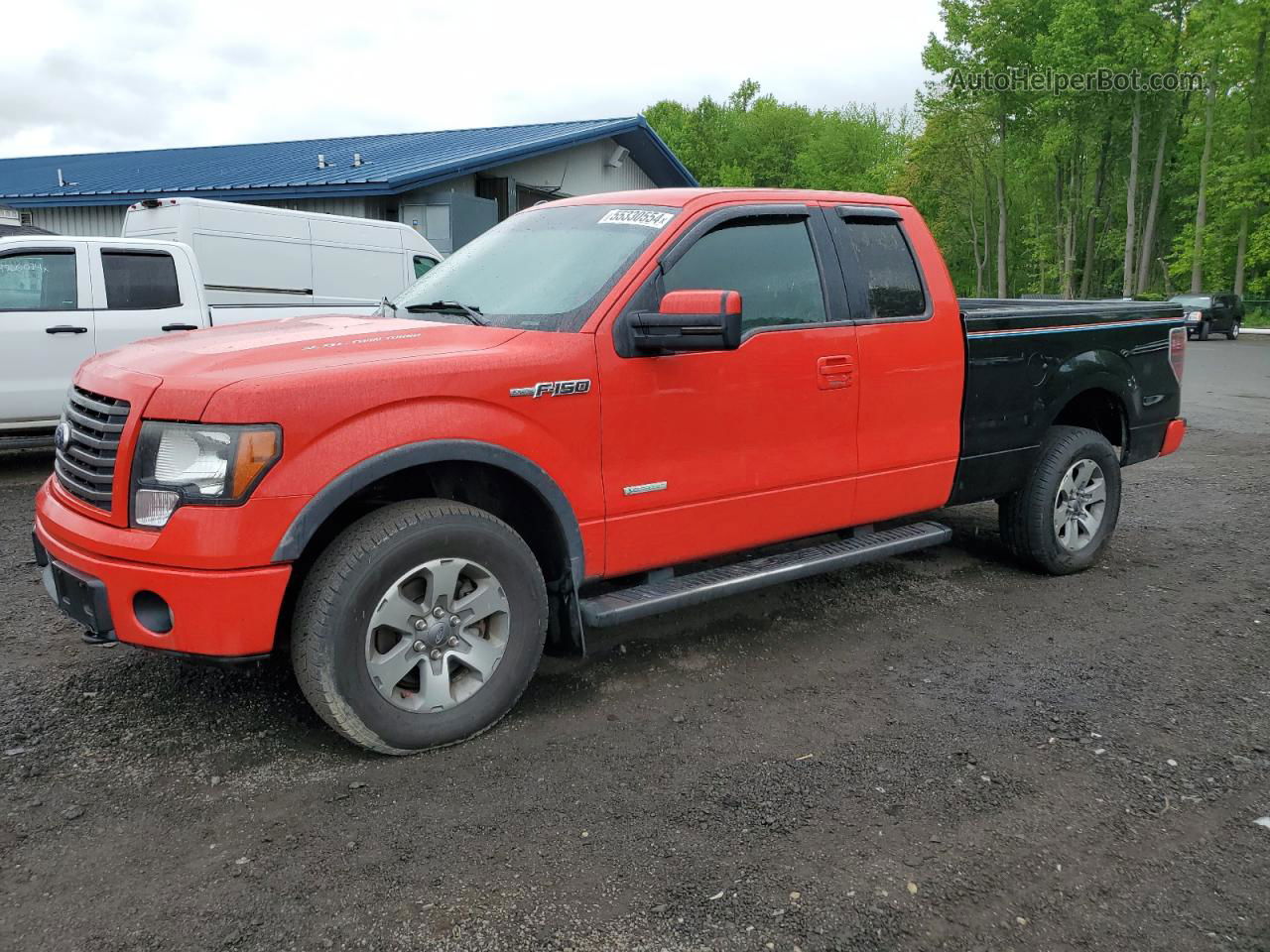 2011 Ford F150 Super Cab Red vin: 1FTFX1ET4BFB80081