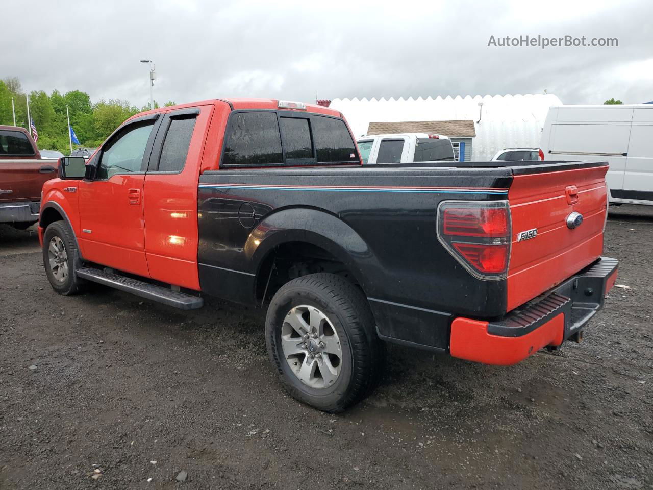 2011 Ford F150 Super Cab Красный vin: 1FTFX1ET4BFB80081