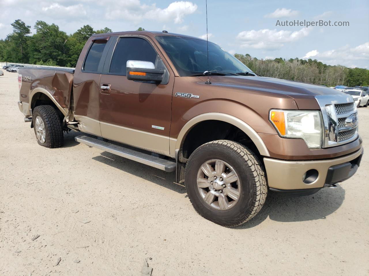 2011 Ford F150 Super Cab Коричневый vin: 1FTFX1ET6BFB53609