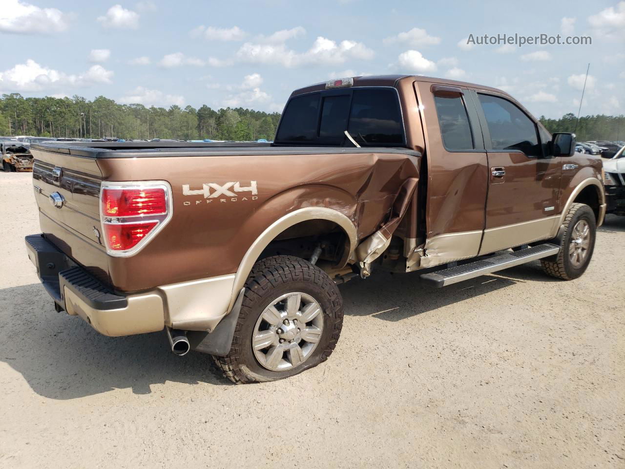 2011 Ford F150 Super Cab Коричневый vin: 1FTFX1ET6BFB53609