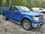 2011 Ford F150 Super Cab Синий vin: 1FTFX1ET7BFA90357