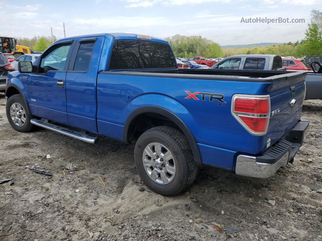 2011 Ford F150 Super Cab Синий vin: 1FTFX1ET7BFA90357