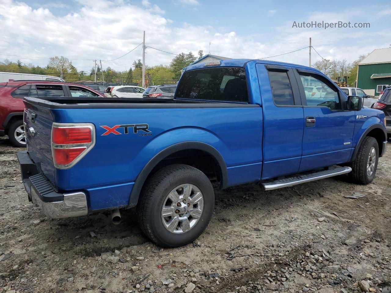 2011 Ford F150 Super Cab Синий vin: 1FTFX1ET7BFA90357