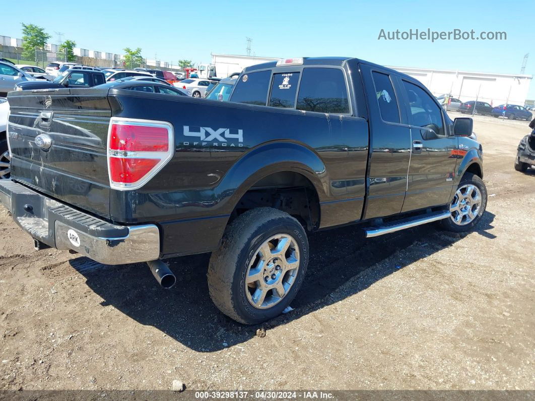 2014 Ford F-150 Xlt Black vin: 1FTFX1ET7EFC87601