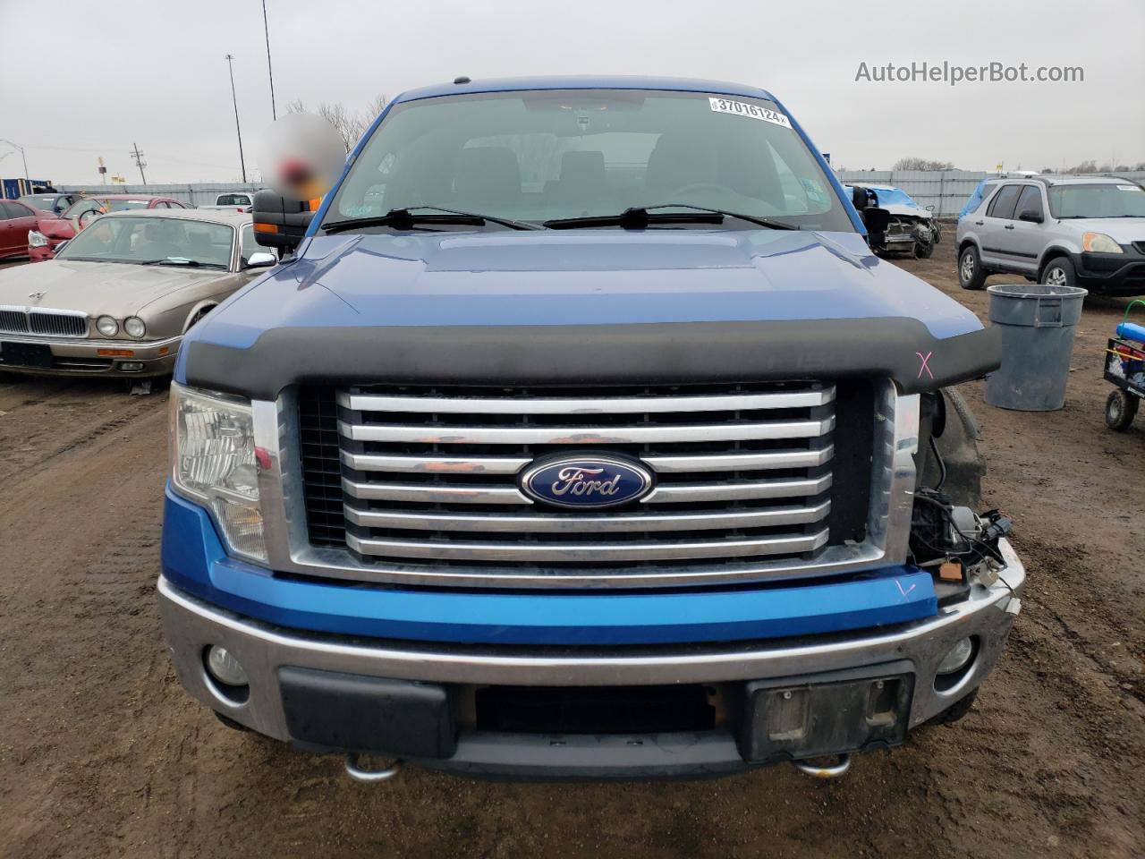 2011 Ford F150 Super Cab Синий vin: 1FTFX1ET8BFB56205