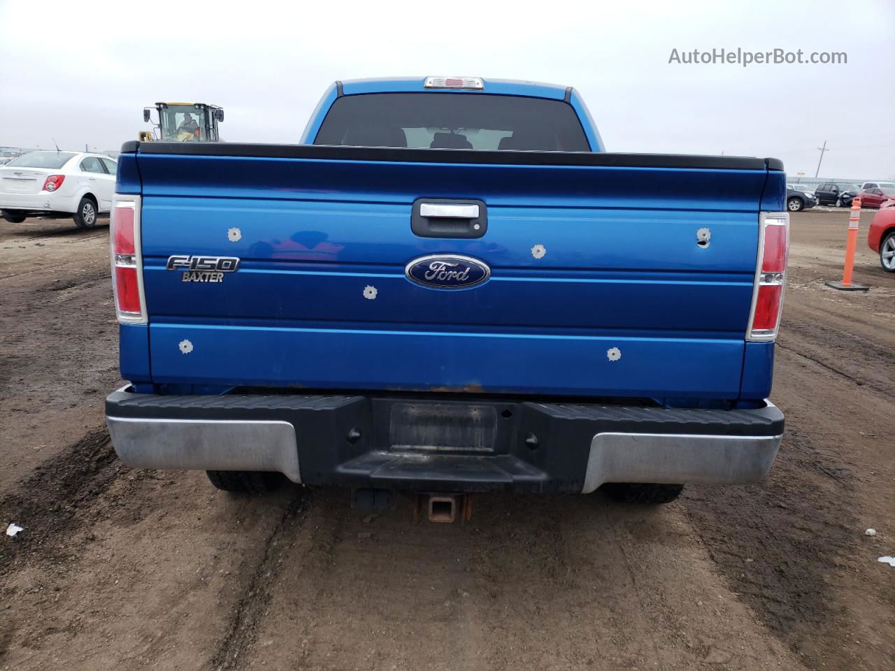 2011 Ford F150 Super Cab Blue vin: 1FTFX1ET8BFB56205