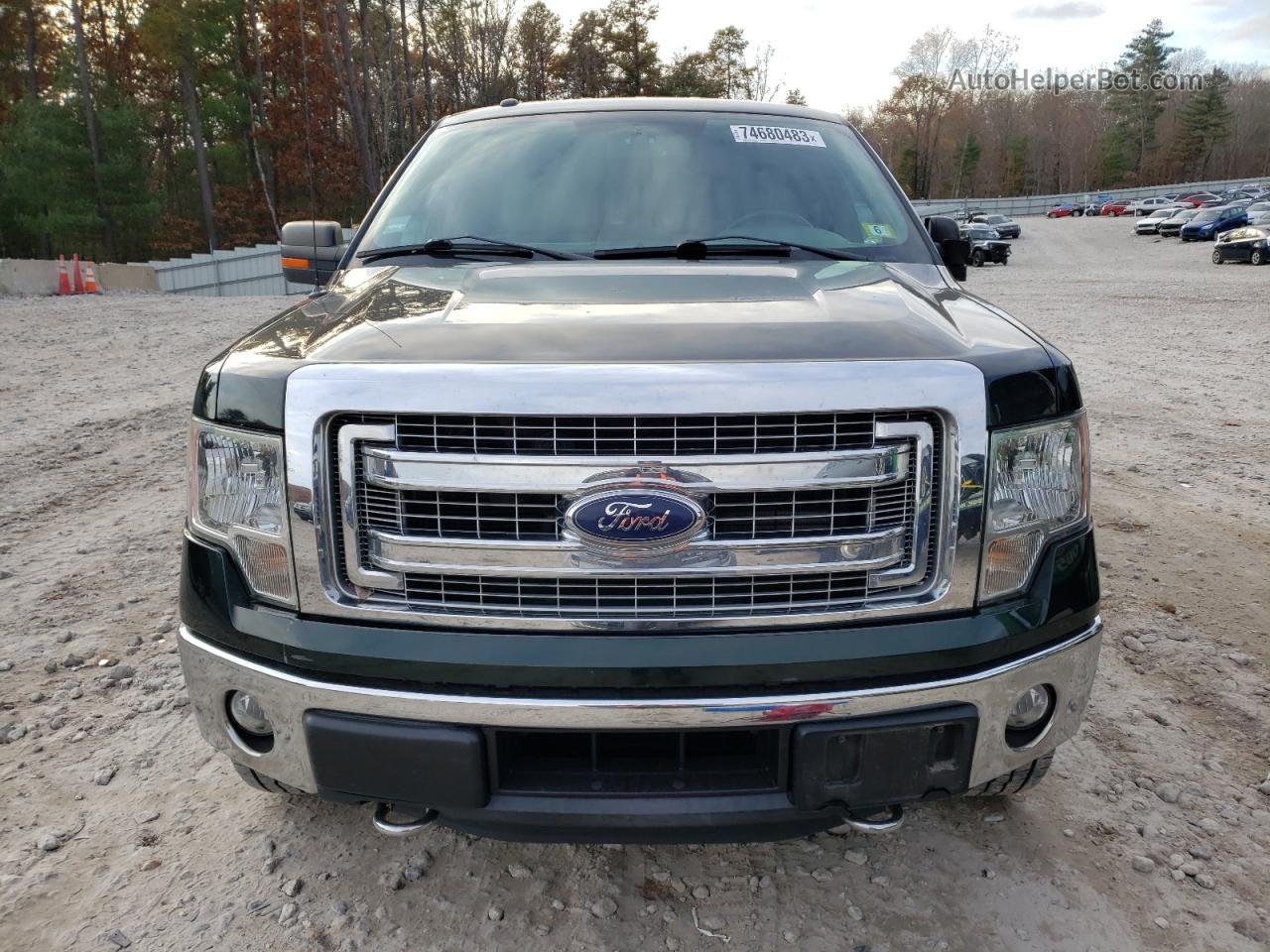 2014 Ford F150 Super Cab Green vin: 1FTFX1ET8EFA57582