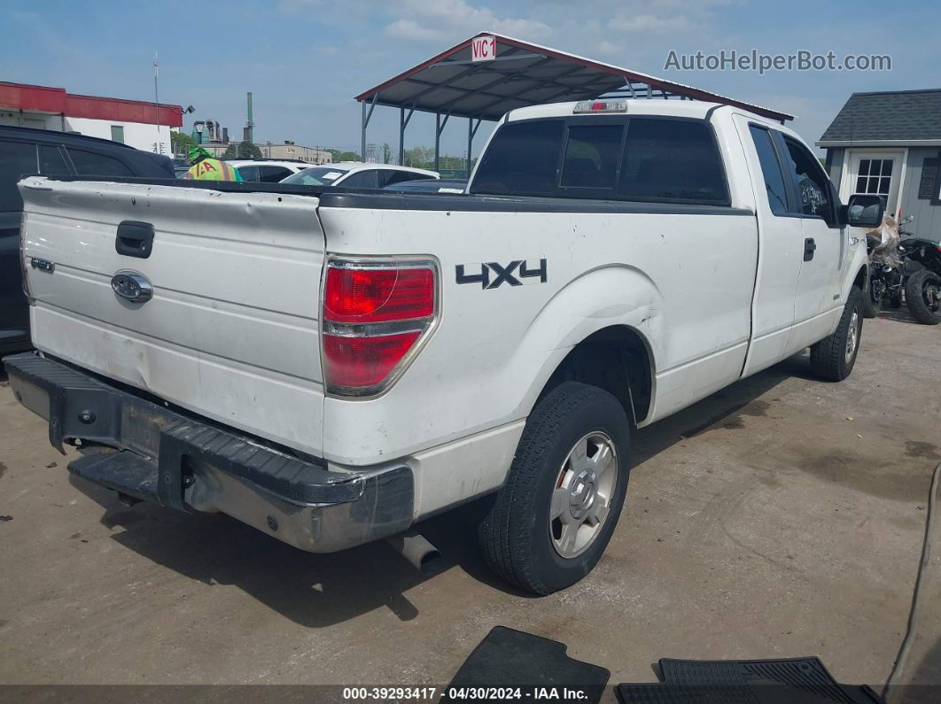 2014 Ford F-150 Xlt White vin: 1FTFX1ET8EKD27854