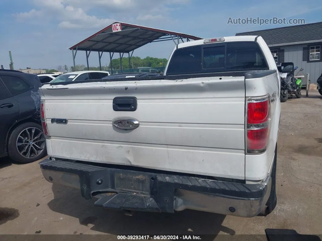 2014 Ford F-150 Xlt White vin: 1FTFX1ET8EKD27854