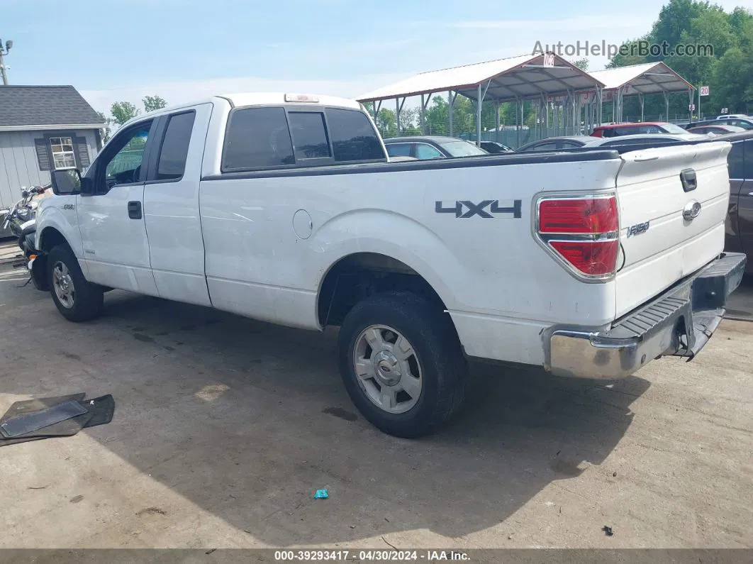 2014 Ford F-150 Xlt White vin: 1FTFX1ET8EKD27854