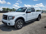 2014 Ford F150 Super Cab White vin: 1FTFX1ET9EFC99040