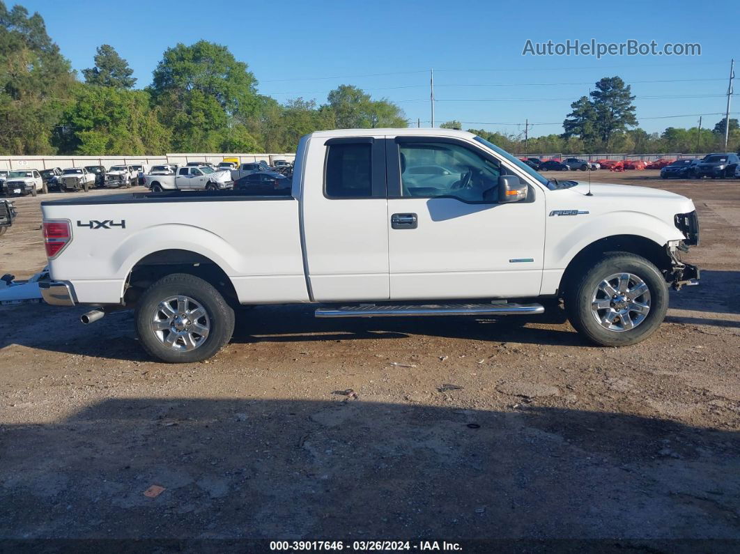 2014 Ford F-150 Xlt White vin: 1FTFX1ETXEFA06925