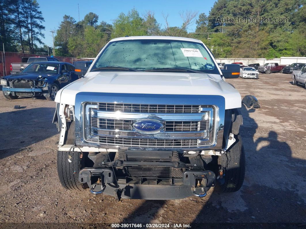 2014 Ford F-150 Xlt White vin: 1FTFX1ETXEFA06925