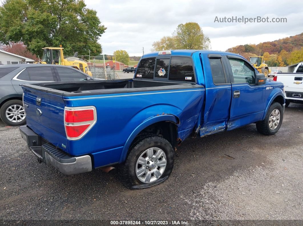 2010 Ford F-150 Xlt Blue vin: 1FTFX1EV5AFB44982