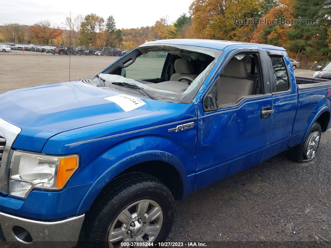 2010 Ford F-150 Xlt Blue vin: 1FTFX1EV5AFB44982