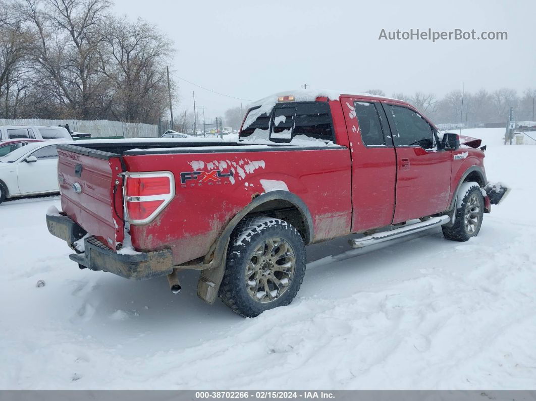 2010 Ford F-150 Fx4/lariat/xl/xlt Red vin: 1FTFX1EV6AFB41458