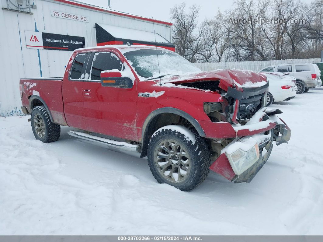 2010 Ford F-150 Fx4/lariat/xl/xlt Red vin: 1FTFX1EV6AFB41458