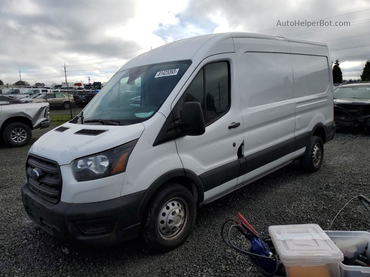 2020 Ford Transit T-250 White vin: 1FTLR2CG9LKB59762