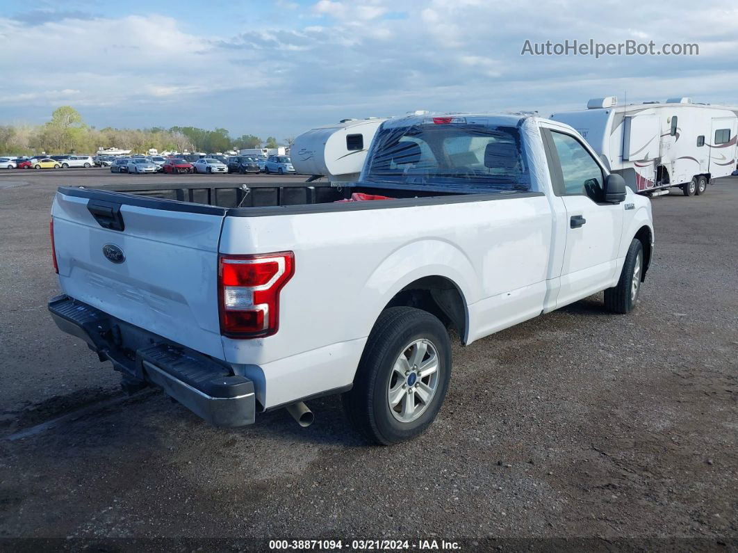 2019 Ford F-150 Xl White vin: 1FTMF1C53KKD92752