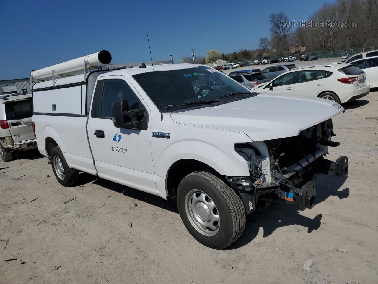 2020 Ford F150  White vin: 1FTMF1C54LKD82068