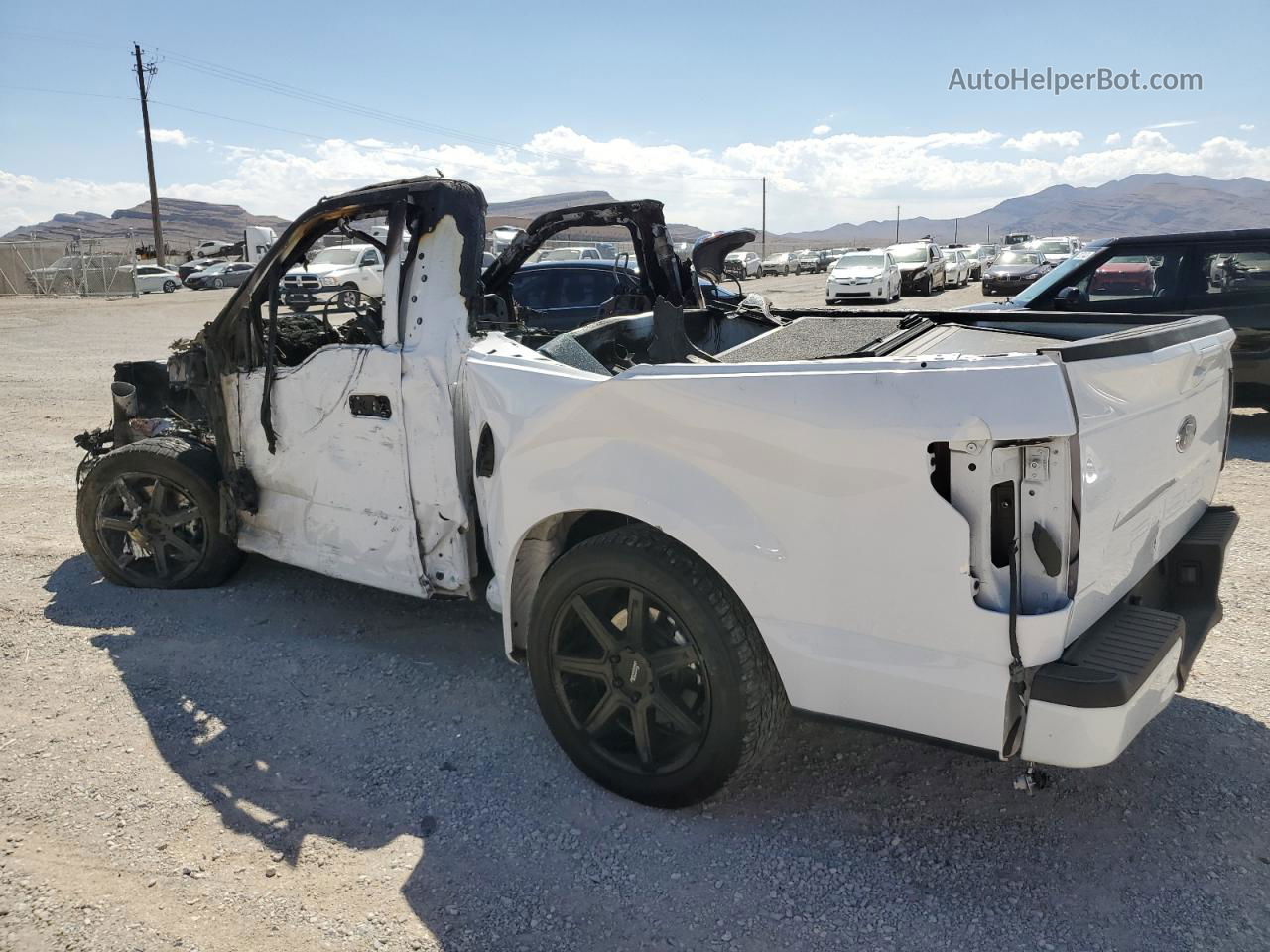 2020 Ford F150  White vin: 1FTMF1C54LKF11393