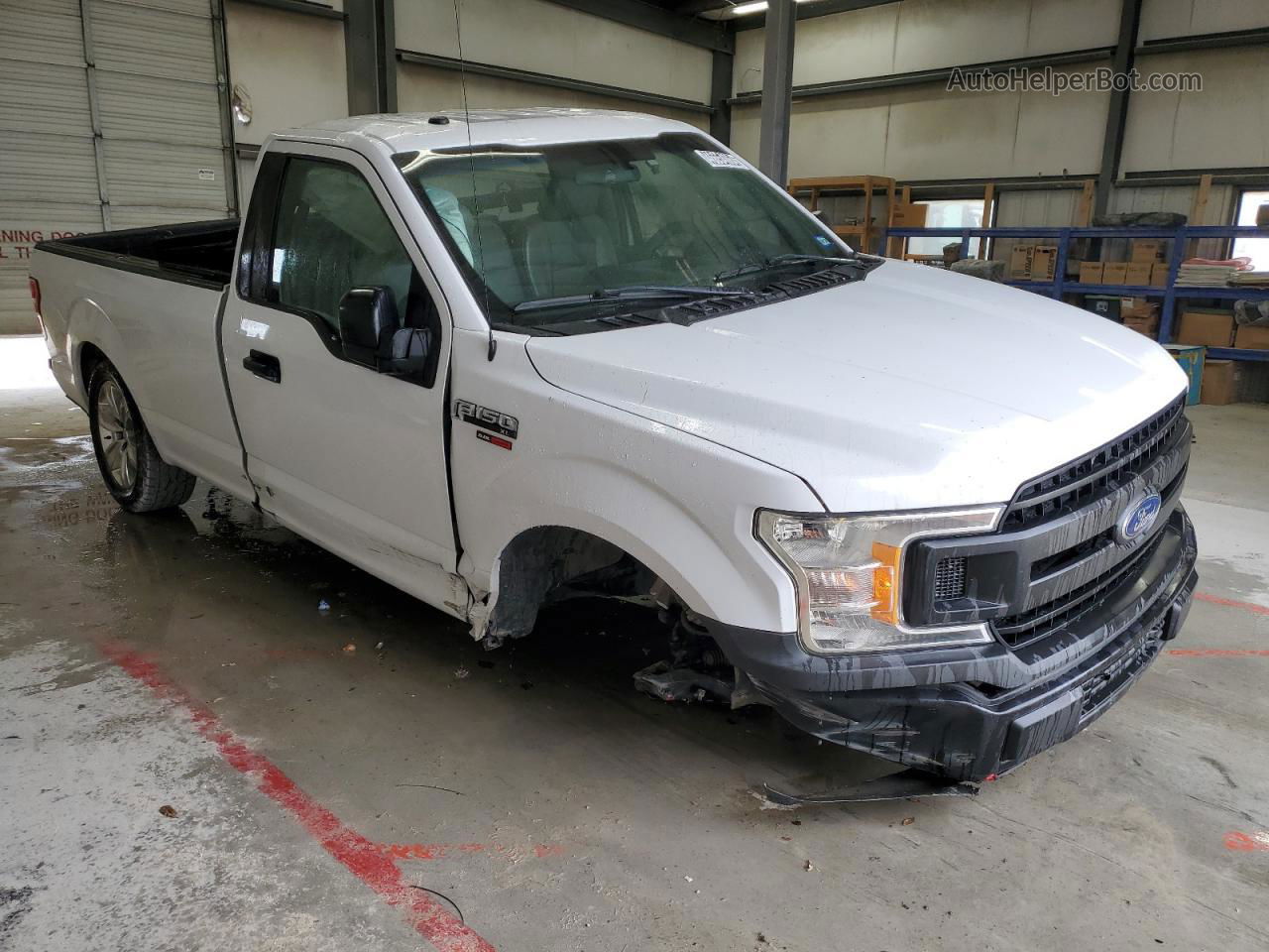 2018 Ford F150  White vin: 1FTMF1C55JKC73597