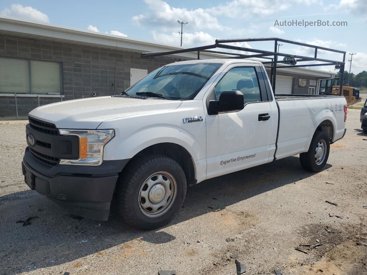 2019 Ford F150  White vin: 1FTMF1C57KKE52418